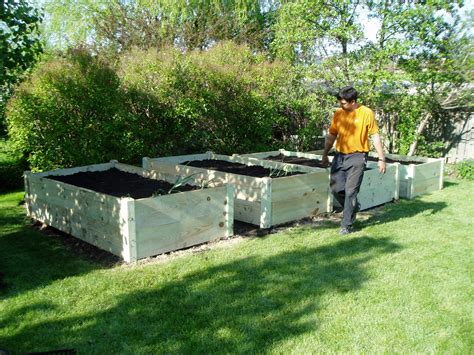 The taller the bed, the more. One 3x8x33" Tall Raised Bed Gardens