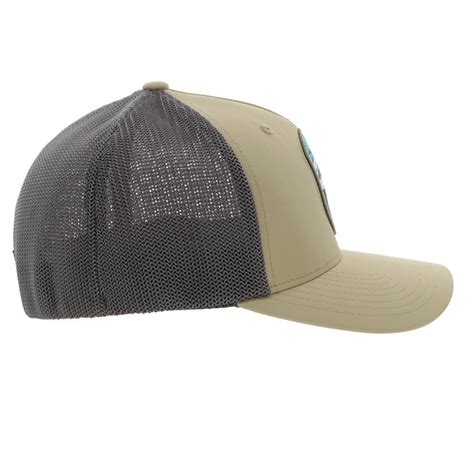 Hooey Cheyenne Tan And Grey Flexfit Hat 2244tngy Stockyard Style