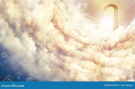 Infinite Sky Above The Clouds Shot Of The Pearly Gates Above The