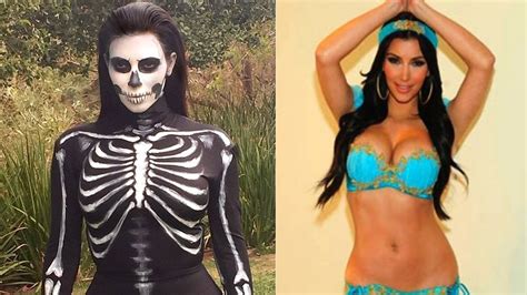 Kim Kardashians 5 Hottest Halloween Costumes Youtube