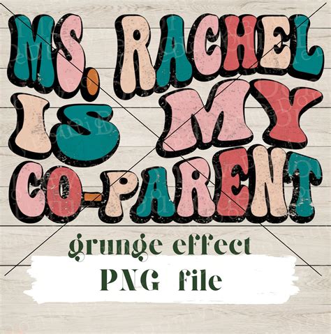 Ms Rachel is My Co Parent PNG Miss Rachel Png Coparent Png - Etsy