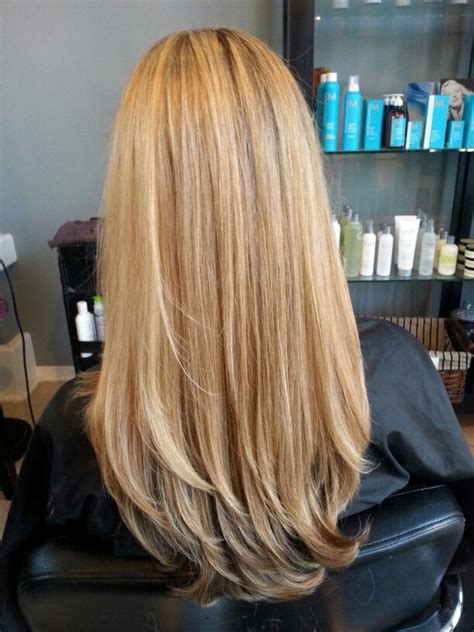 Dark golden blonde will always be a gorgeous color, and will never go out of style. 8/3 light blonde with gold mostly at base. | Honey blonde ...