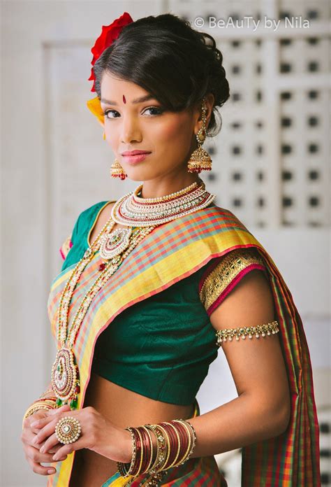 Beautiful South Indian Bride Indian Bridal Long Braids Before Us Indian Weddings Indian