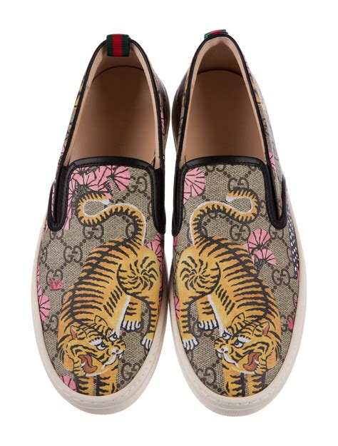 Gucci Dublin Bengal Slip On Sneakers Shoes Guc135998 The Realreal