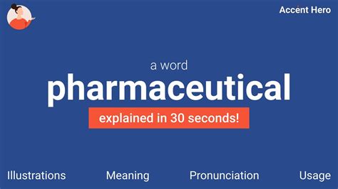 Pharmaceutical Meaning And Pronunciation Youtube