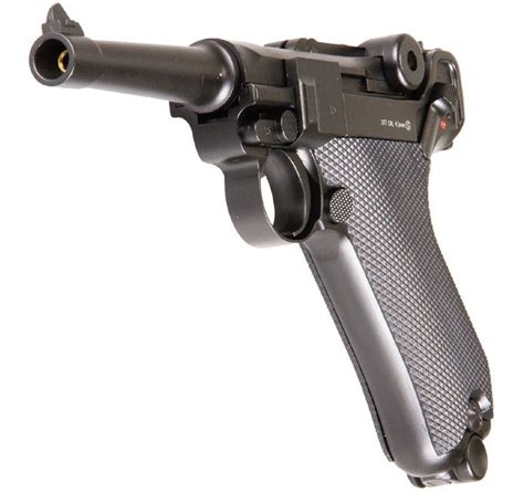 Pistola Airsoft Luger P08 Co2 Blowback Full Metal Kwc Parcelamento