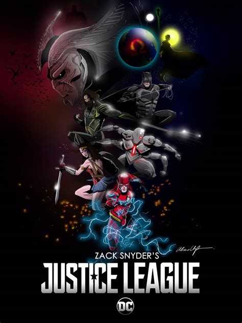 View Zack Snyder Justice League Poster 