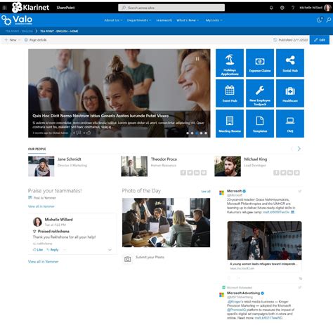 3 Great Examples Of SharePoint Intranet Homepages To Inspire You