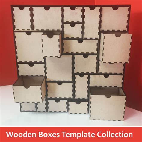 Laser Cut Wooden Boxes Template Collection Laser Ready Templates