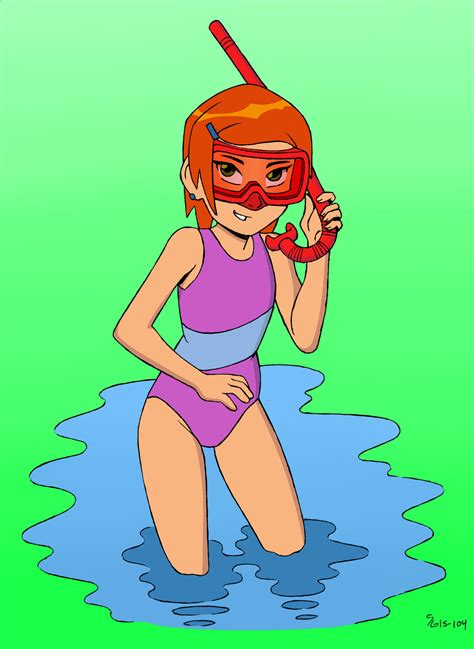 Fan Ben 10 Gwen Swimsuit Snorkel By Shoxxe On Deviantart