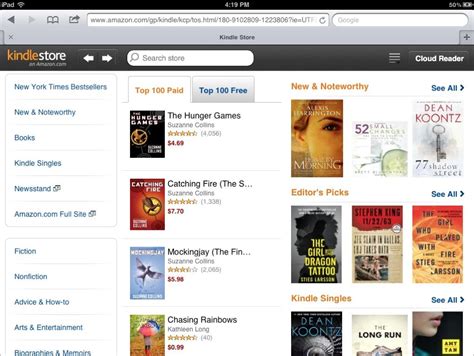 Download and install kindle app for windows and mac os. Amazon Launches Kindle Store Web App For The iPad | Cult ...