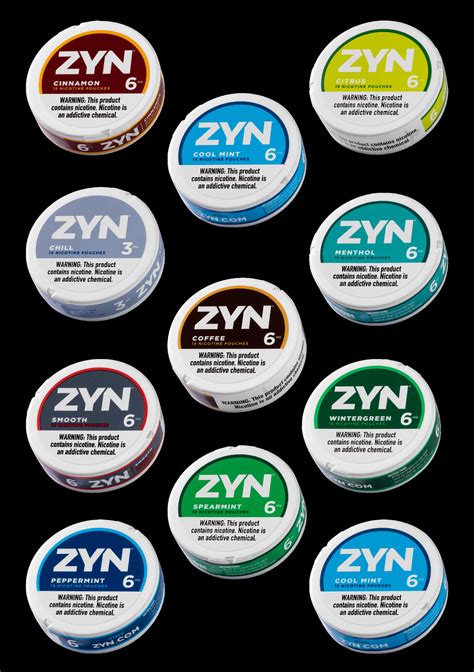 ZYN Flavors Collection PNG Premium PNG Download Cool Mint / Wintergreen