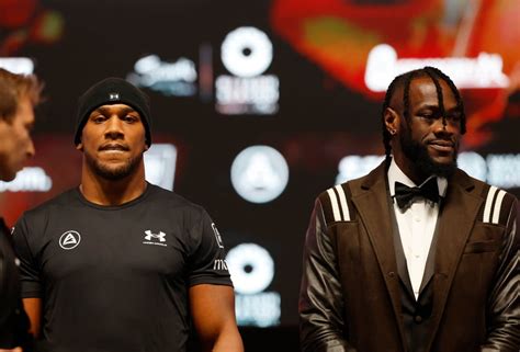 Deontay Wilder Claims Anthony Joshua Lacks Courage To Fight Him