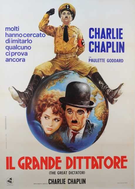 A sessant¿anni di distanza, possiamo dire di vivere, esattamente, ancora tra due guerre. Il grande dittatore: trama e cast @ ScreenWEEK