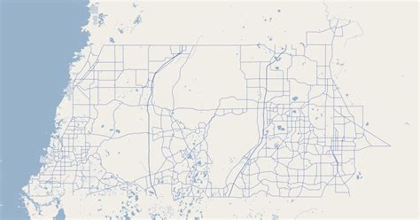 Pasco County Florida Vision Roads Gis Map Data Pasco County