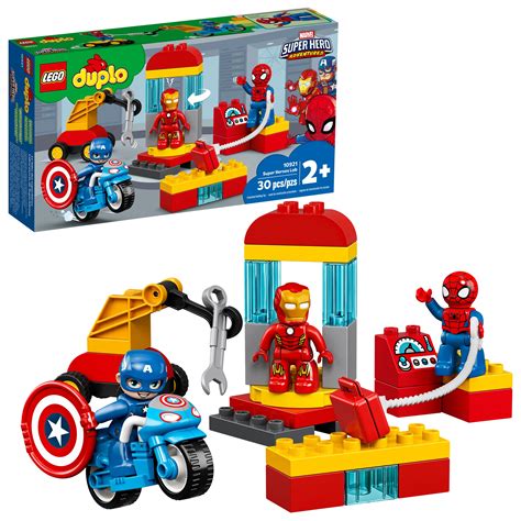 Lego Duplo Super Heroes Lab 10921 Marvel Avengers Construction Toy For
