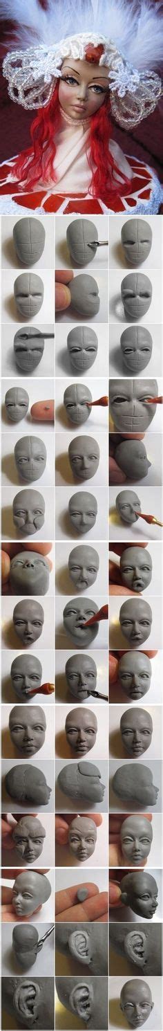 Learn How To Sculpt Faces In Polymer Clay Bored Art Sculpting Clay