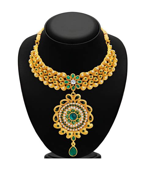 Sukkhi Glorious Gold Plated Necklace Set For Women Buy Sukkhi Glorious Gold Plated Necklace
