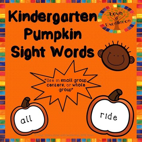These Sight Word Cards Contain 52 Dolch Sight Words At The Kindergarten Level The Cards Can Be
