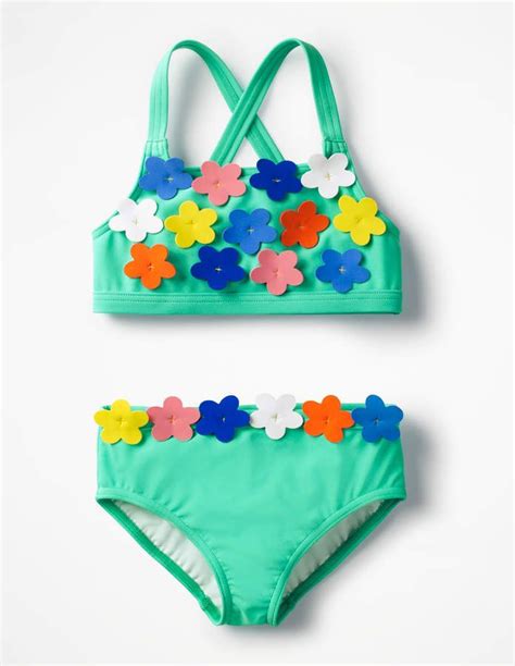 Boden Flowery Bikini Set Flowery Bikinis Baby Girl Swimwear Baby