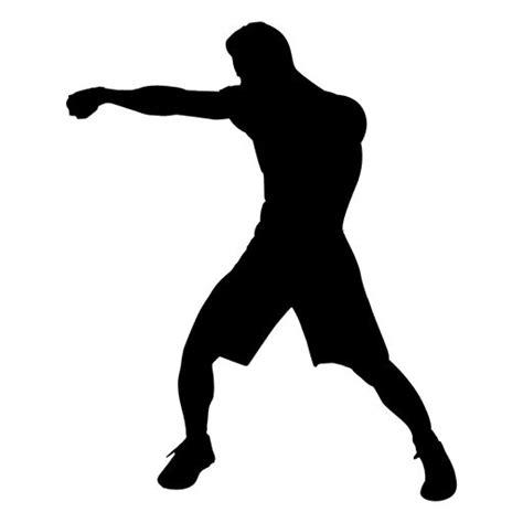 Boxing Player Punch Silhouette AD Affiliate Sponsored Player