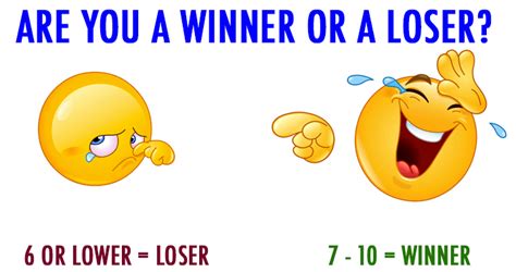 are you a winner or a loser