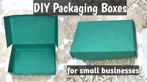 Diy Boxes For Small Business Diy Paper Boxes Diy Paper Box Turorial