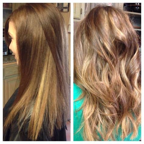 Black has its benefits since it is naturally a consistent shade. Peekaboo highlights on light brown hair | [ clients ...