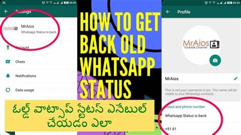 At present, whatsapp is installed on every latest love telugu whatsapp status video for free download if you are watching whatsapp status video then look forward to our collection of telugu. How to Get Old WhatsApp Status Back Easily in TELUGU ...