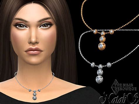 Graduated Bezel Diamond Pendant By Natalis From Tsr • Sims 4 Downloads