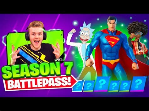 New Season 7 Rick And Morty Battlepass In Fortnite Superman More