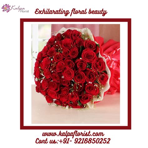 Romantic 50 Roses Bouquet Send Valentine Flower Kalpa Florist