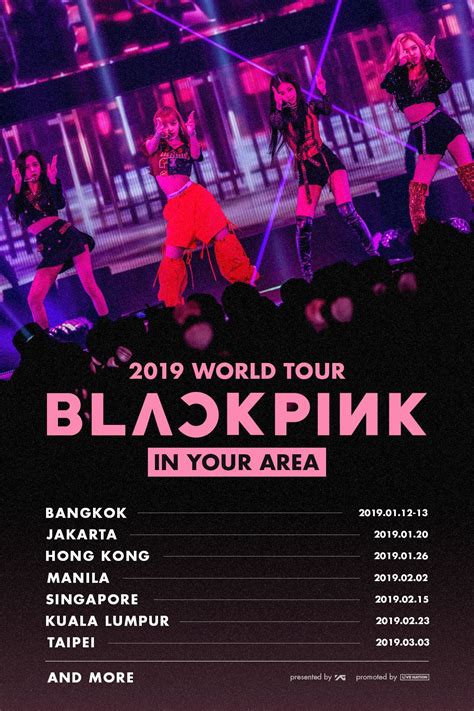 Get Ready Singapore Blinks Blackpink 2019 World Tour Will Be In Your