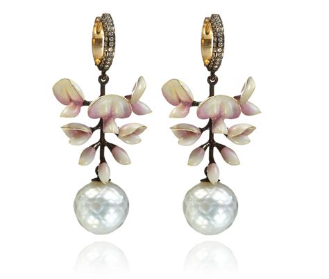 Ilgiz F Wisteria Faceted Pearl Earrings Annoushka The Jewellery Editor