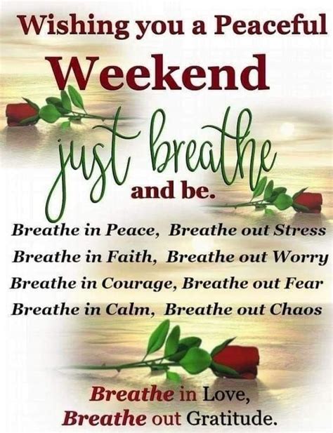 Peaceful Weekend Wishes Pictures Photos And Images For Facebook