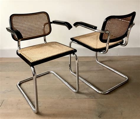 Rare Set Of 2 Marcel Breuer B64 Chairs By Gavina Italy 1962 133717