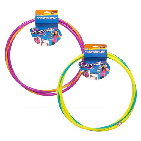 Wholesale 2 Pack 2 Toned Hula Hoop 2 Assortments Multicolor