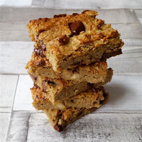 Choc Chip Chickpea Blondies The Big Wide World And Me
