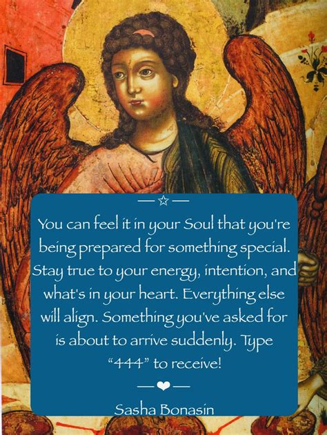 Daily Angel Message By Sasha Bonasin Energy Healing Quotes Positive