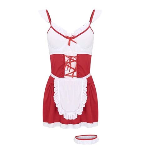 Virgil Farming Poemswomens Sexy French Maid Costume Anime Cosplay