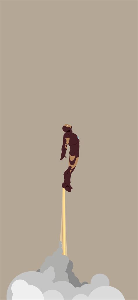 1242x2688 Iron Man Flying Minimalism Iphone Xs Max Hd 4k Wallpapers