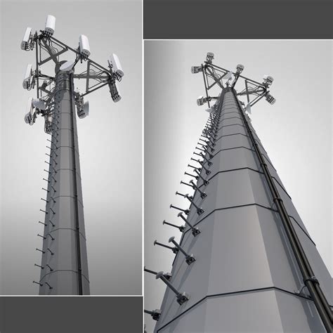 Cell Tower 3d Model