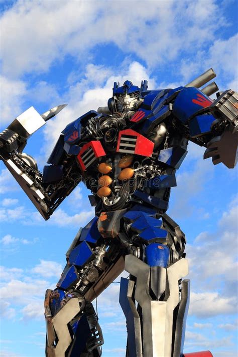 Transformer Against The Background Of The Cloudy Sky Editorial Photo