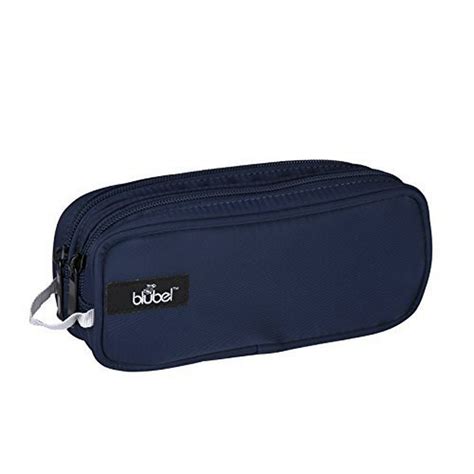 Blubel Double Zipper Pencil Case With Two Large Compartments And Handle
