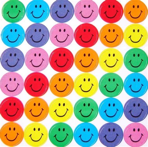 Smiley Face Stickers Childrens Stationery Stickers Smiley