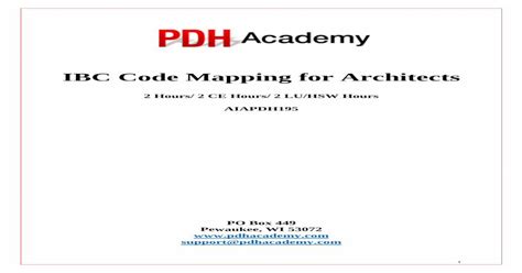 Ibc Code Mapping For Architects Pdh Academythis Circuitous