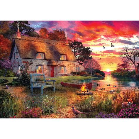 Ks Games Sunset Cottage Puzzle 4000 Pieces Bumbletoys