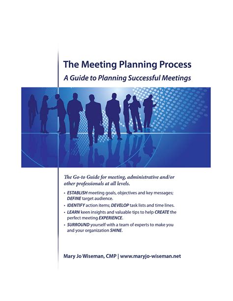 The Meeting Planning Process A Guide To Planning Successful Meetings By Mary Jo Wiseman Goodreads