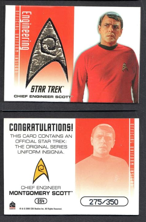 Star Trek 40th Anniversary Delta Shield Patch Card Set Ds1 Ds7 All