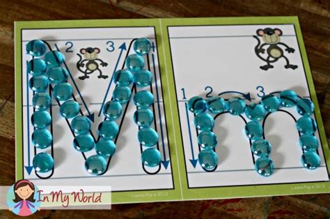 preschool letter    world